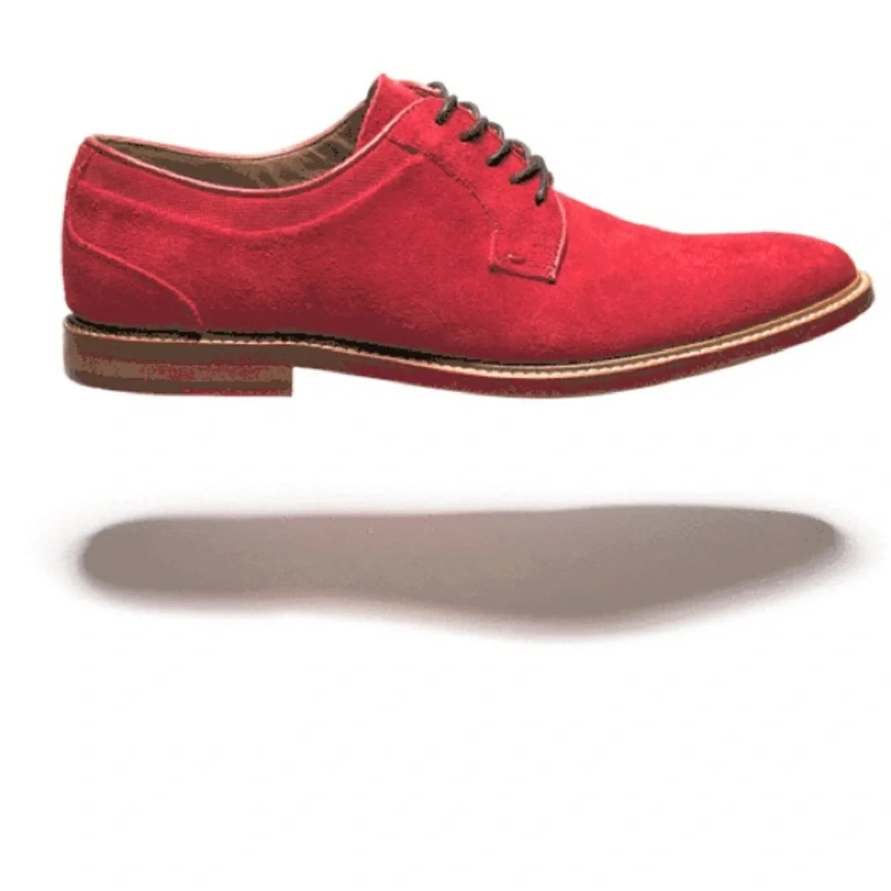 ALDO Red Suede Men’s laced Oxford Shoes